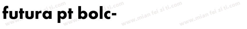 futura pt bolc字体转换